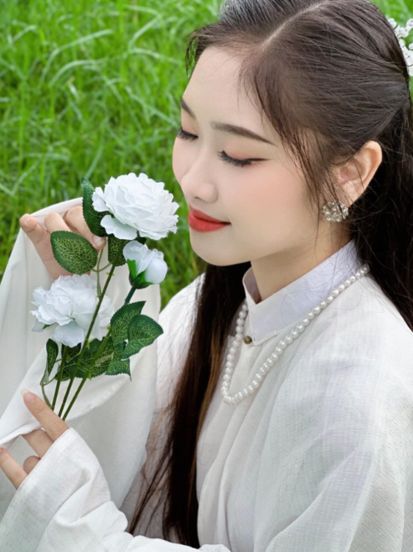 Fullset Tấc tơ óng nhũ lót trắng cho nam hoặc nữ - Hình ảnh 2
