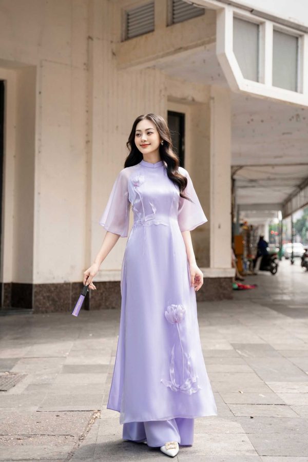 Áo dài Tím Dịu